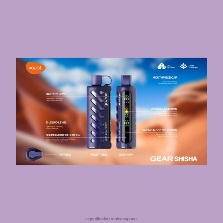 Cigarrillo Electrónico Estanco - VOZOL engranaje shisha 25000 multi J62081