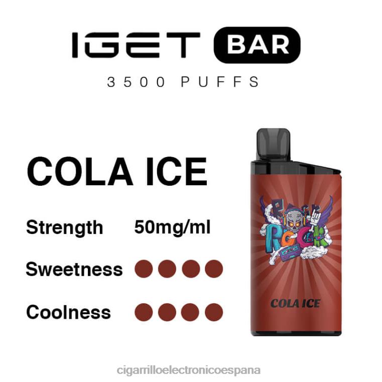 Cigarrillo Electrónico Precio - hielo de cola 6VL0696 IGET BAR 3500 5% nicotina